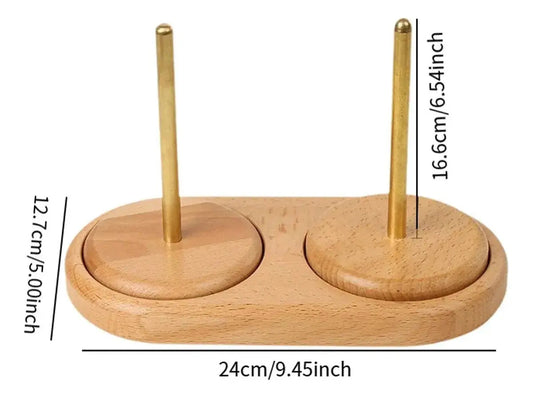 Soporte Giratorio Doble Para Ovillos De Lanas, Hilos ,etc.