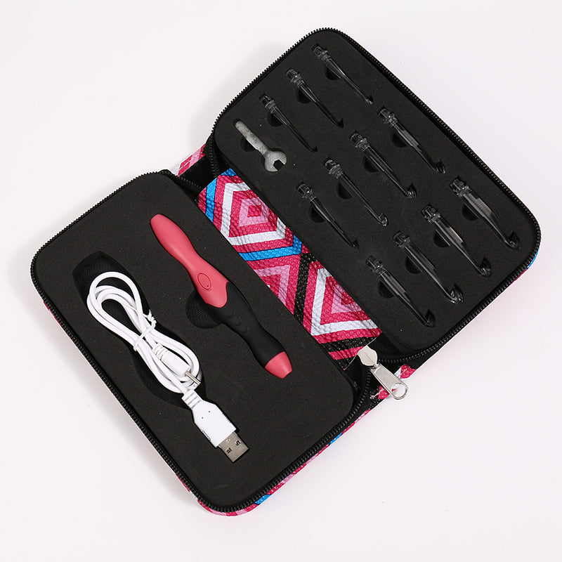 Set De 11 Crochet Intercambiables Con Luz Led Recargable.