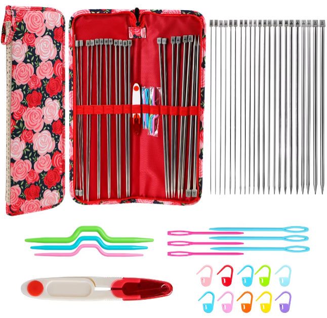 Set De Palillos 11 Medidas Con Accesorios Más Estuche