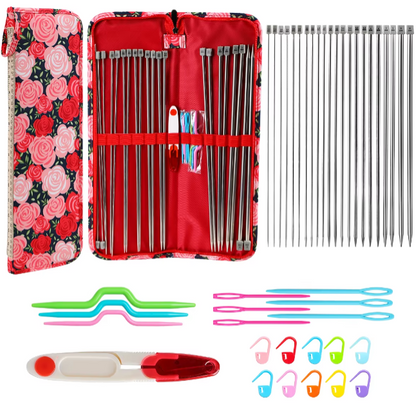 Set De Palillos 11 Medidas Con Accesorios Más Estuche