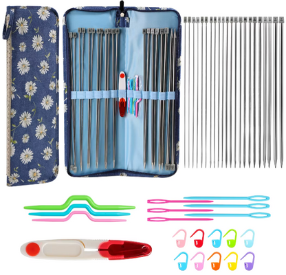 Set De Palillos 11 Medidas Con Accesorios Más Estuche