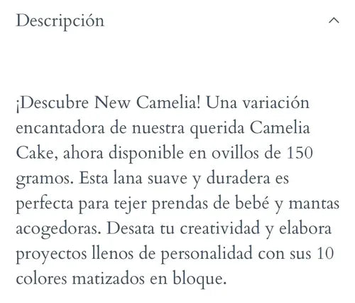 New Camelia Cake 150 Grs Orquidea