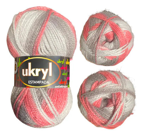 Lana Ukryl Estampado 100grs Ovillo