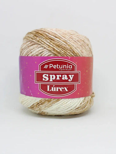 Lana Spray Lurex 100 Grs Petunia