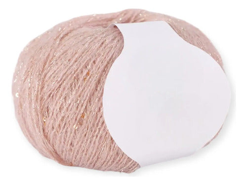 Lana Mohair 25 Grs Lurex Lentejuelas Hermosos Colores