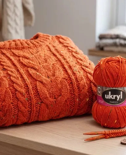 Lana Tweed Ukryl 100 Grs