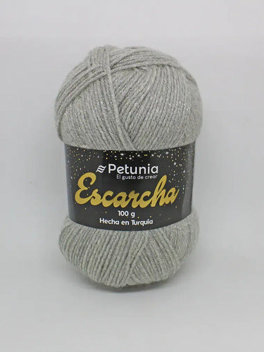 Lana Escarcha 100grs Petunia