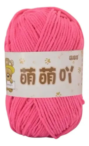 Lana Mini Velvet 50grs Ultra Delgada 3mm.