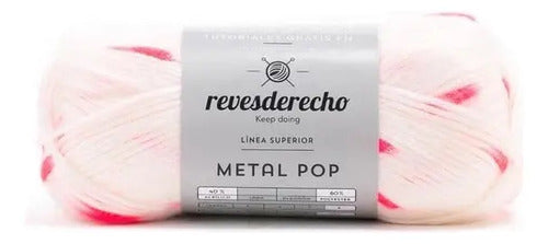 Lana Metal 100grs Revesderecho Efecto Metalizado