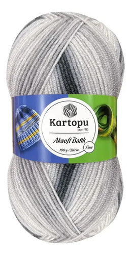 Lana Ak-soft Batik Fine 100 Gr Kartopu