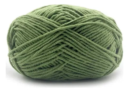 Lana Milk Cotton 50grs (4 Hebras Dobles 2mm) 90mts Aprox.