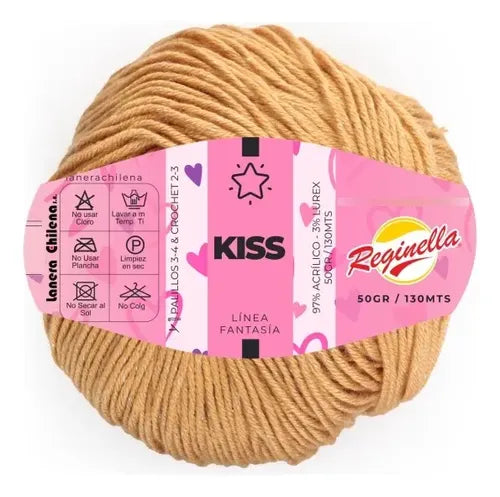 Lana Kiss 50grs Reginella Con Hermoso Brillo Lurex