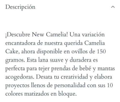 New Camelia Cake 150 Grs Orquidea