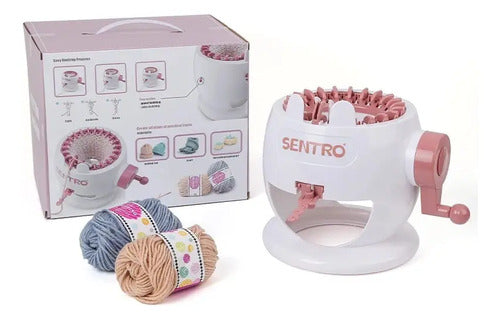Maquina Para Tejer Con Telar Giratorio De 22 Agujas