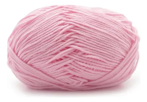 Lana Milk Cotton 50grs (4 Hebras Dobles 2mm) 90mts Aprox.