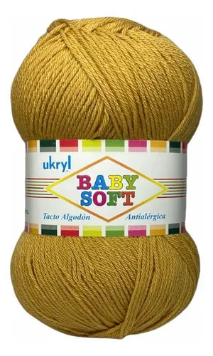 Lana Baby Soft 100grs Ukryl Tacto Algodón