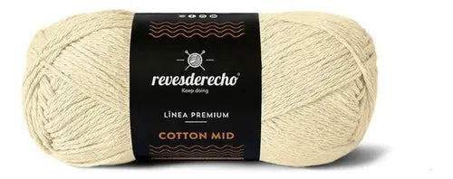 Algodón /cotton Mid Reciclado Revesderecho 100 Grs.