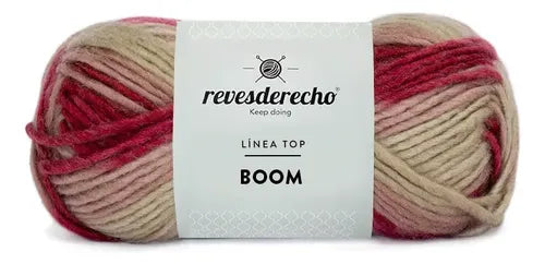 Lana Boom Mix 100grs A Revesderecho 15% Lana