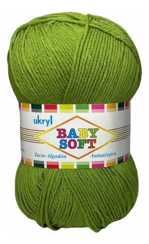 Lana Baby Soft 100grs Ukryl Tacto Algodón