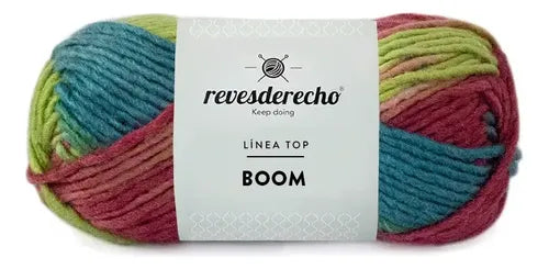 Lana Boom Mix 100grs A Revesderecho 15% Lana