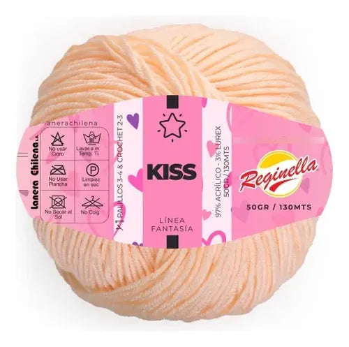 Lana Kiss 50grs Reginella Con Hermoso Brillo Lurex