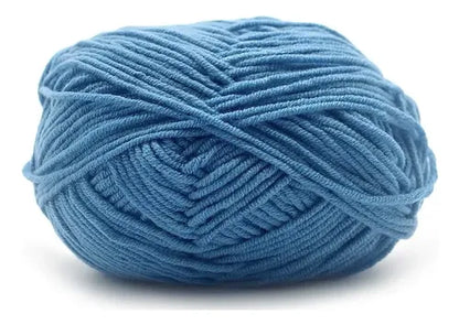 Lana Milk Cotton 50grs (4 Hebras Dobles 2mm) 90mts Aprox.