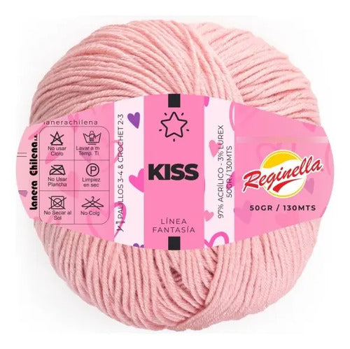 Lana Kiss 50grs Reginella Con Hermoso Brillo Lurex