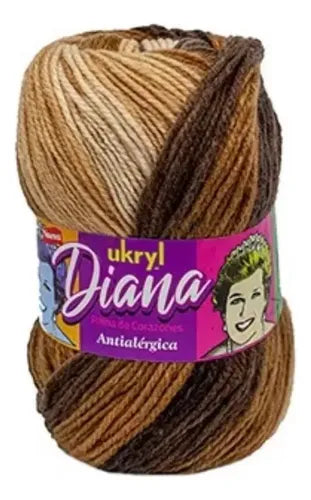 Lana Diana 100g Ukryl Ovillo
