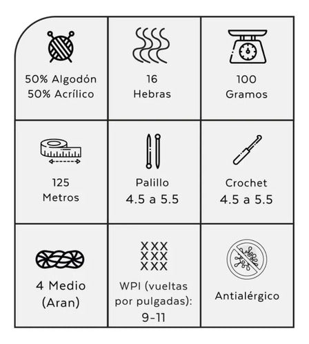 Algodón Xl Orquídea 100grs