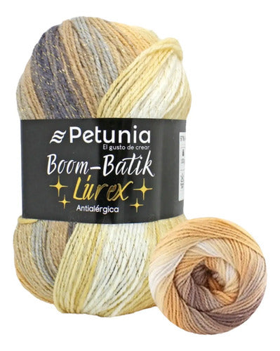 Lana Boom Batik Lurex 100grs Petunia