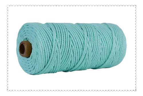 Hilo Algodón Natural Suave Para Macramé 4mm 100 Mts