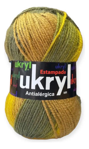 Lana Ukryl Estampado 100grs Ovillo