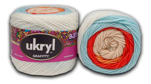 Lana Grafitty Batik 150grs Ukryl