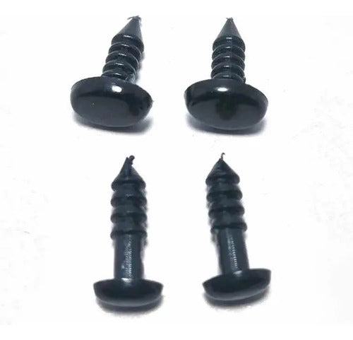 Set 10 Pares Ojos O Nariz Seguridad Ovalados 4x6-15x22 Mm