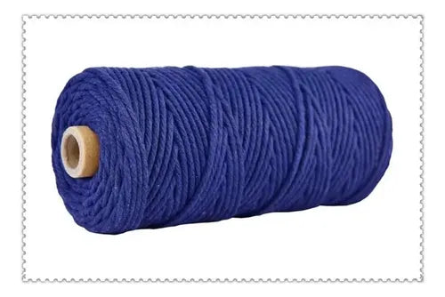 Hilo Algodón Natural Suave Para Macramé 3mm 100 Mts