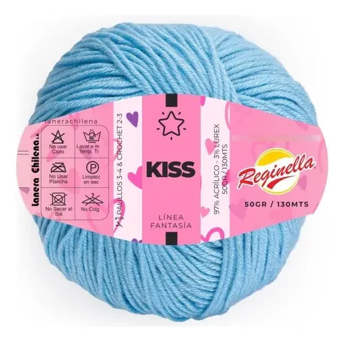 Lana Kiss 50grs Reginella Con Hermoso Brillo Lurex