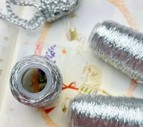 Hilo Recubierto De Lurex 1 Mm 200 Gr