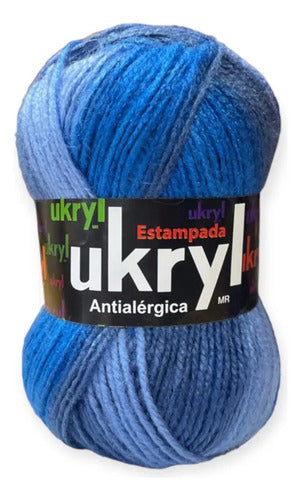Lana Ukryl Estampado 100grs Ovillo