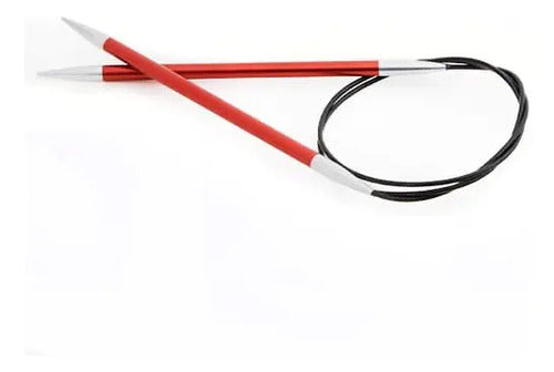 Palillos Circulares Fijos Zing 80cm Knit Pro