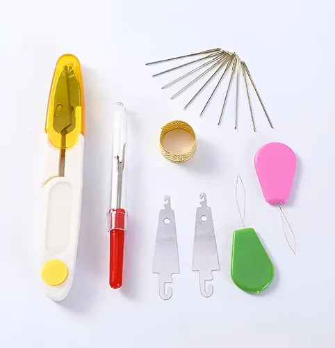 Kits Hilos Para Bordar Con Organizador Y Herramientas