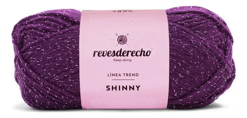 Lana Shinny 100grs Revesderecho Con 5% De Lurex