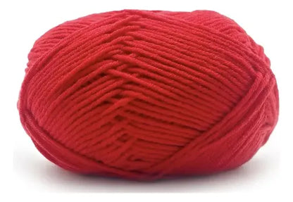 Lana Milk Cotton 50grs (4 Hebras Dobles 2mm) 90mts Aprox.