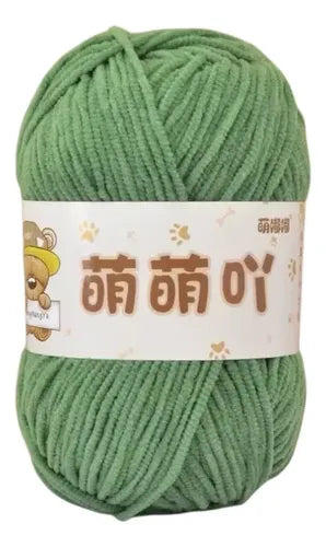 Lana Mini Velvet 50grs Ultra Delgada 3mm.