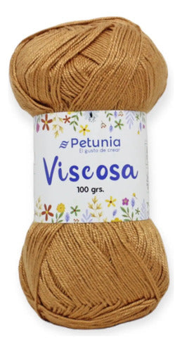 Hilo Viscosa 100grs De Petunia