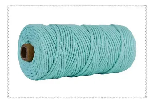 Hilo Algodón Natural Suave Para Macramé 3mm 100 Mts