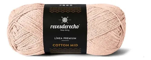 Algodón /cotton Mid Reciclado Revesderecho 100 Grs.