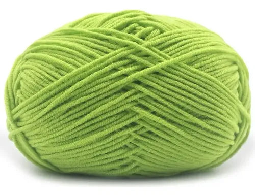 Lana Milk Cotton 50grs (4 Hebras Dobles 2mm) 90mts Aprox.