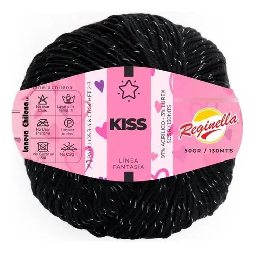 Lana Kiss 50grs Reginella Con Hermoso Brillo Lurex
