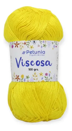 Hilo Viscosa 100grs De Petunia