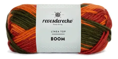 Lana Boom Mix 100grs A Revesderecho 15% Lana